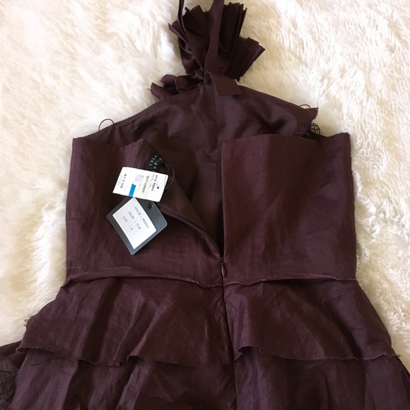 NWT Robert Rodriguez halter ruffle dress - Picture 7 of 8